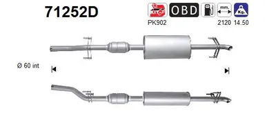 Catalizador Mercedes-Benz SPRINTER 2-t Bus · Mercedes-Benz SPRINTER 3-t Bus · Mercedes-Benz SPRINTER 2-t Van