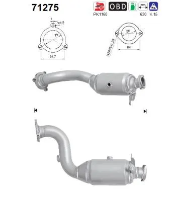 Catalizador Mercedes-Benz C-CLASS T-Model · Mercedes-Benz SLK · Mercedes-Benz C-CLASS Coupe