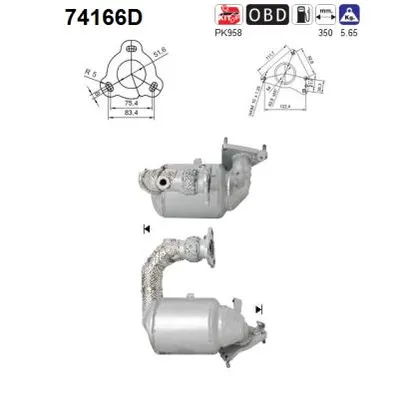 Catalizador Nissan X-TRAIL II · Nissan QASHQAI I · Renault KOLEOS I