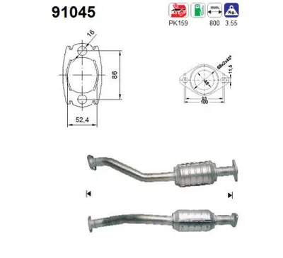 Catalizador Suzuki BALENO Hatchback · Suzuki BALENO · Suzuki BALENO Estate
