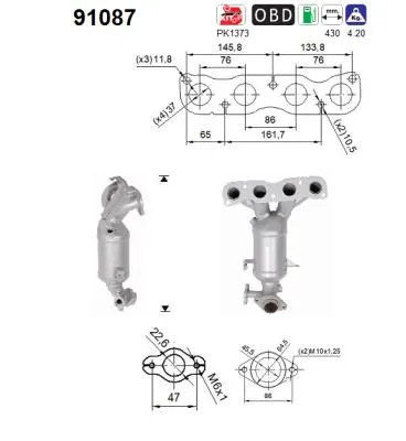 Catalizador Suzuki IGNIS III · Suzuki SWIFT V
