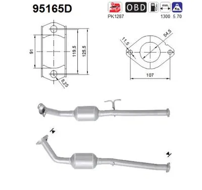 Catalizador Toyota HILUX VII Pickup · Toyota HILUX VII Platform/Chassis