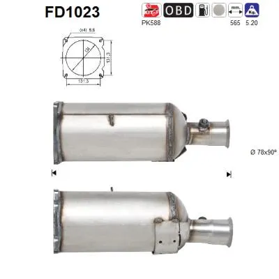 Filtro de partículas Citroën C4 PICASSO I MPV · Citroën C4 GRAND PICASSO I