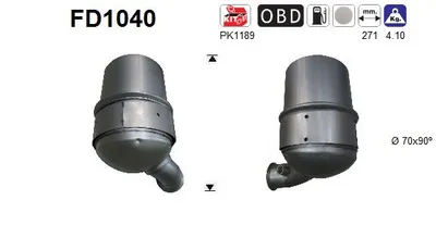 Filtro de partículas Citroën C4 II · Peugeot 508 I · Peugeot 508 SW I