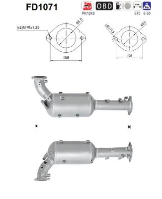 Filtro de partículas Nissan PATHFINDER III · Nissan NAVARA NP300 · Nissan NAVARA NP300 Platform/Chassis