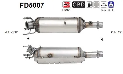 Filtro de partículas Peugeot 307 · Peugeot 307 SW · Peugeot 307 Break