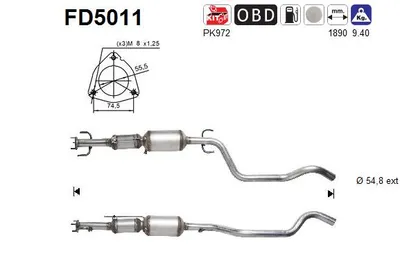 Filtro de partículas AS FD5011