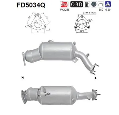 Filtro de partículas Audi A6 C7 · Audi A6 C7 Avant · Audi Q5