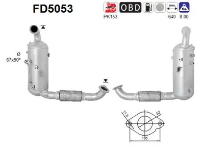 Filtro de partículas Ford C-MAX II · Ford GRAND C-MAX · Volvo C30