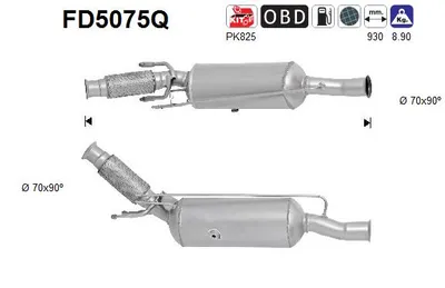Filtro de partículas Citroën C4 II · Peugeot 5008 · Citroën C4 PICASSO I MPV