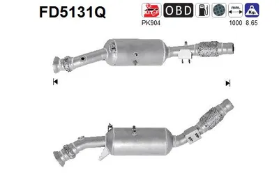 Filtro de partículas Mercedes-Benz SPRINTER 3,5-t Platform/Chassis · Mercedes-Benz SPRINTER 3,5-t Bus · Mercedes-Benz SPRINTER 3,5-t Van