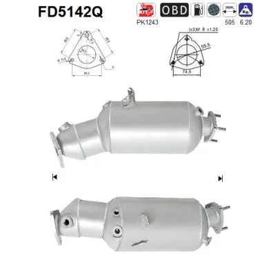 Filtro de partículas Audi A6 C6 · Audi A6 C6 Avant