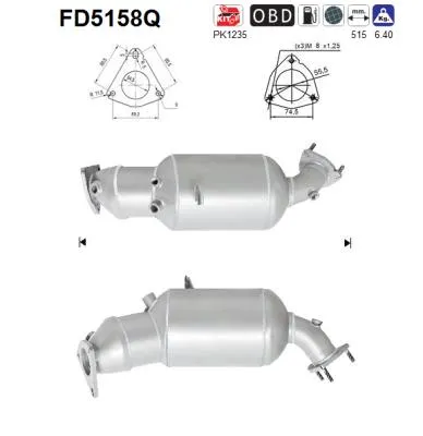 Filtro de partículas Seat EXEO · Seat EXEO ST