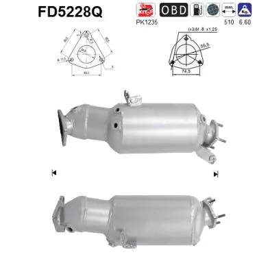 Filtro de partículas Audi A6 C6 · Audi A6 C6 Avant