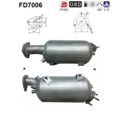 Filtro de partículas Audi A6 C6 · Audi A4 B7 · Audi A4 B7 Avant