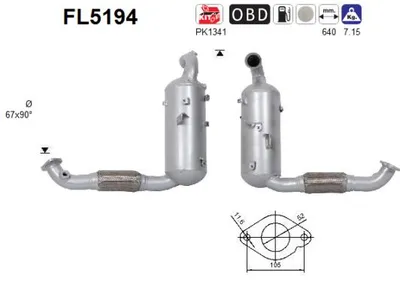 Filtro de partículas Ford FOCUS III · Ford FOCUS III Turnier · Ford FOCUS III Saloon