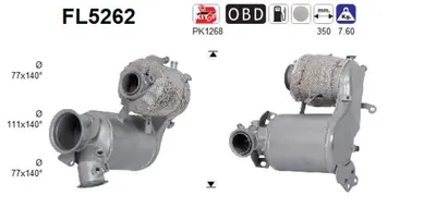 Filtro de partículas Seat LEON ST · Seat LEON · Skoda OCTAVIA III