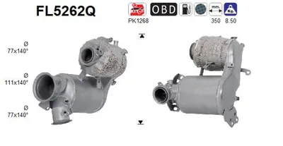 Filtro de partículas Seat LEON ST · Seat LEON · Skoda OCTAVIA III