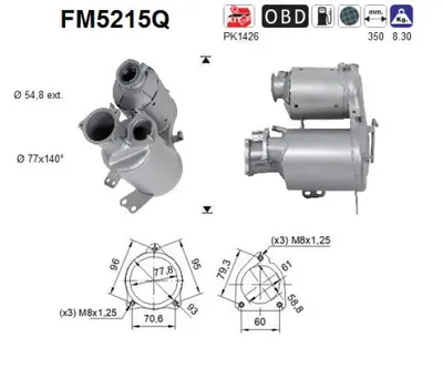 Filtro de partículas Audi Q5 · Audi A6 C7 · Audi A6 C7 Avant