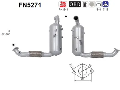 Filtro de partículas Ford FOCUS III · Ford FOCUS III Turnier · Ford FOCUS III Saloon