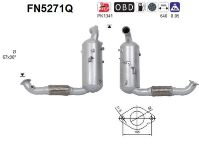 Filtro de partículas Ford FOCUS III · Ford FOCUS III Turnier · Ford FOCUS III Saloon