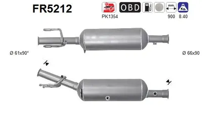 Filtro de partículas Citroën DS5 · Peugeot 3008 I MPV · Peugeot 5008