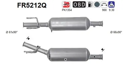 Filtro de partículas Citroën DS5 · Peugeot 3008 I MPV · Peugeot 5008