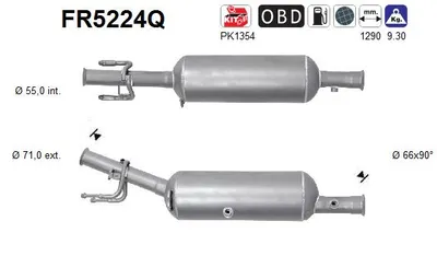 Filtro de partículas Peugeot 508 I · Peugeot 508 SW I