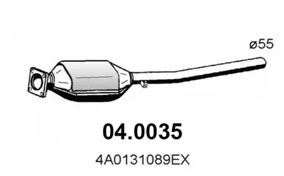 Catalizador Audi 100 C3 Saloon · Audi 100 C4 Saloon · Audi 100 C4 Avant