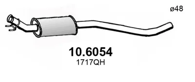 silenciador del medio Citroën C4 Coupe · Citroën C4 I · Citroën C4 II