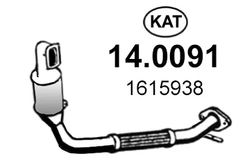 Catalizador Ford FIESTA V · Ford FUSION · Ford FIESTA V Van