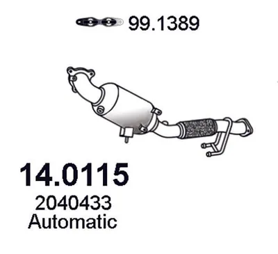 Catalizador Ford KUGA II · Ford KUGA II VAN