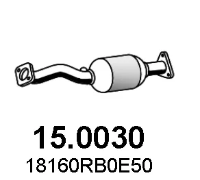 Catalizador Honda JAZZ III