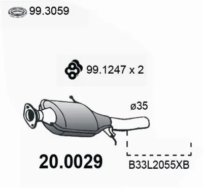 Catalizador Mazda DEMIO