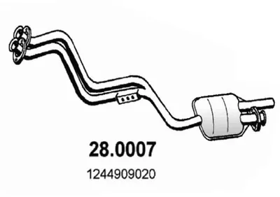 Catalizador Mercedes-Benz 124 Coupe · Mercedes-Benz 124 Saloon · Mercedes-Benz 124 T-Model