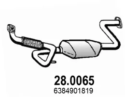 Catalizador Mercedes-Benz VITO Bus · Mercedes-Benz VITO Van · Mercedes-Benz V-CLASS