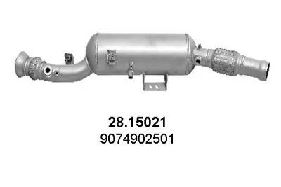 Filtro de partículas Mercedes-Benz SPRINTER 3-t Bus · Mercedes-Benz SPRINTER 3-t Van · Mercedes-Benz SPRINTER 3-t Platform/Chassis