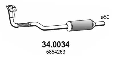 Catalizador Opel ASTRA G Hatchback · Opel ASTRA G Estate · Opel ASTRA G Saloon