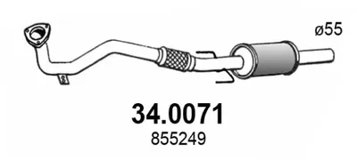Catalizador Opel VECTRA C · Opel VECTRA C GTS · Opel SIGNUM Hatchback