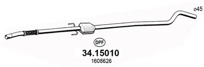Filtro de partículas Opel CORSA C · Opel CORSA C Hatchback Van