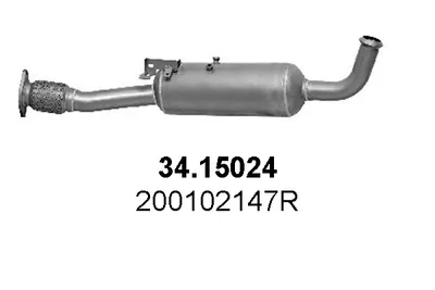Filtro de partículas Nissan NV400 Van · Nissan NV400 Platform/Chassis · Opel MOVANO B Van