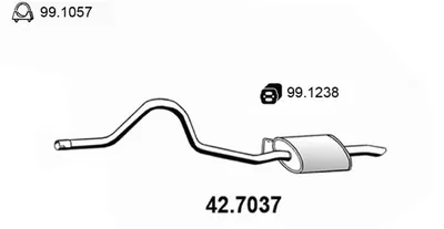 Silenciador posterior Land Rover DISCOVERY I