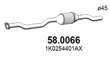 Catalizador Vw GOLF V · Vw GOLF PLUS V