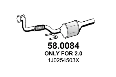 Catalizador Skoda OCTAVIA I · Skoda OCTAVIA I Combi · Vw GOLF IV