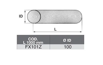 Tubo de escape ASSO FX101Z