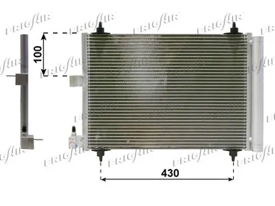 Condensador, aire acondicionado Peugeot 407 · Citroën C5 II · Citroën C5 II Break