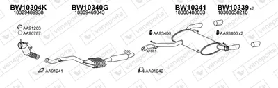 Sistema de gases de escape Bmw X3