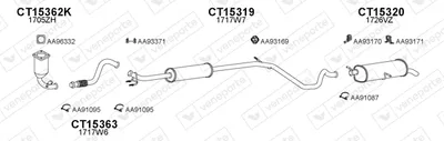 Sistema de gases de escape Citroën C4 Coupe · Citroën C4 I