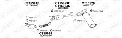 Sistema de gases de escape Citroën JUMPER II Platform/Chassis