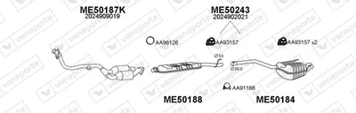 Sistema de gases de escape Mercedes-Benz C-CLASS · Mercedes-Benz C-CLASS T-Model